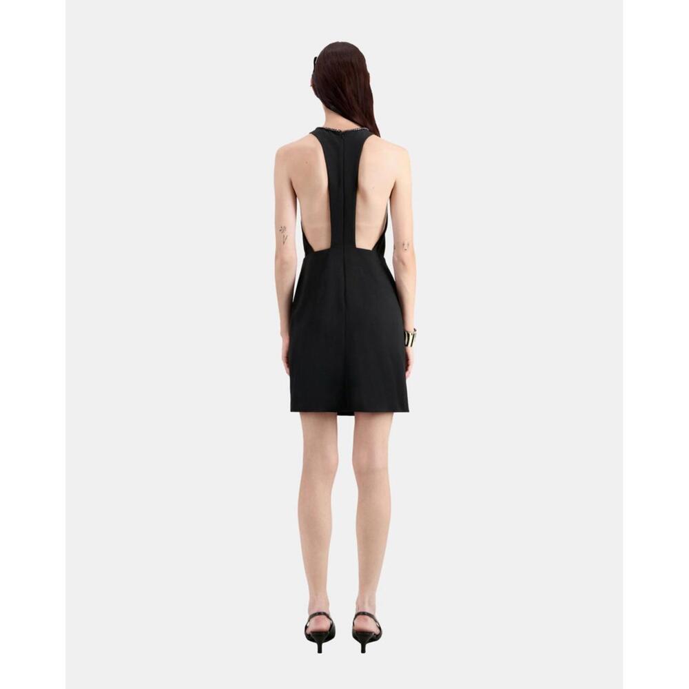 NWT The Kooples Short Black Crepe Dress US Size Medium $345 MRSP - Picture 11 of 11